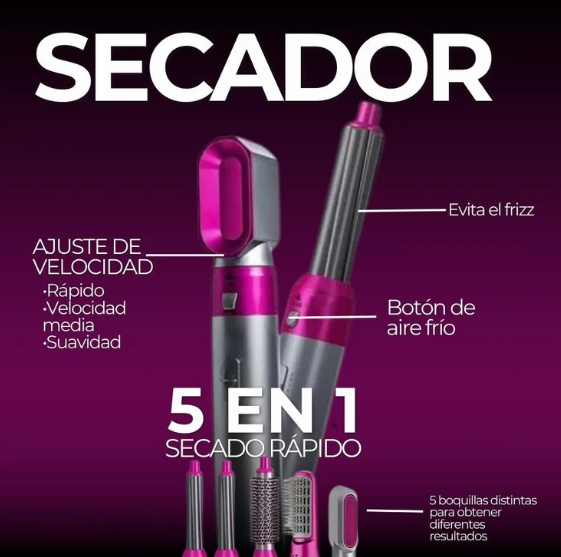 Hot Air Styler™ - Cepillo secador 5 en 1